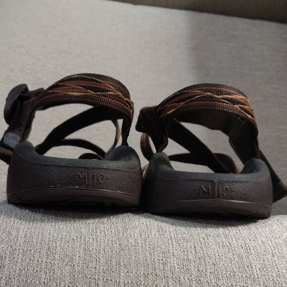 Chaco Men's Z/1 Toe Loop Outdoor Adventure Sandals Brown SIZE 10 - Picture 4 of 5